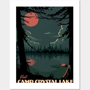 visit camp crystal lake Posters and Art